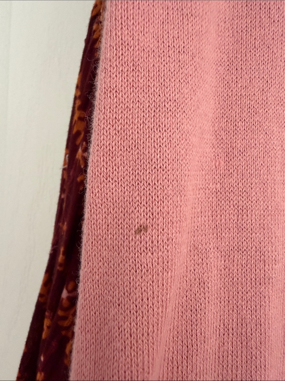 Free People Dusty Rose Peasant Sleeve Henley Top - Picture 7 of 7